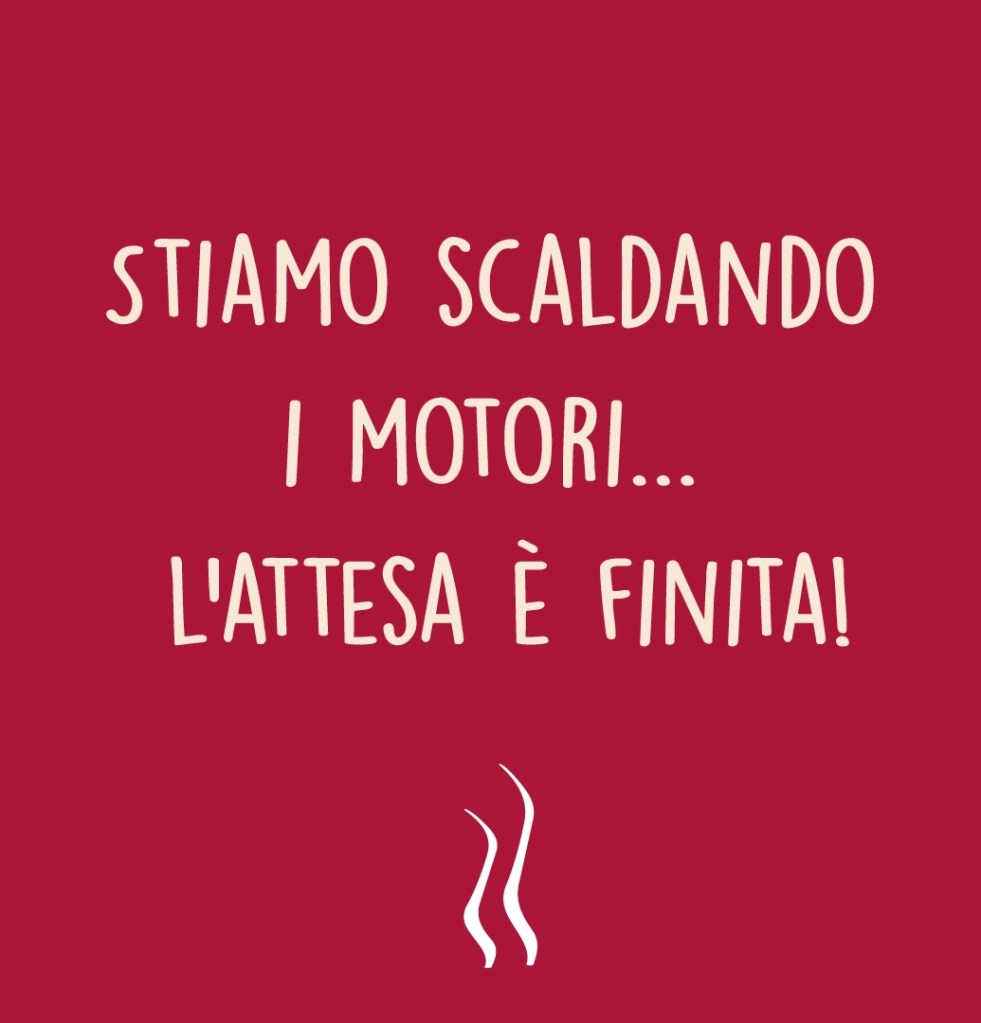 Stiamo scaldando i motori. l'attesa è quasi finita. nuova apertura a Rieti
