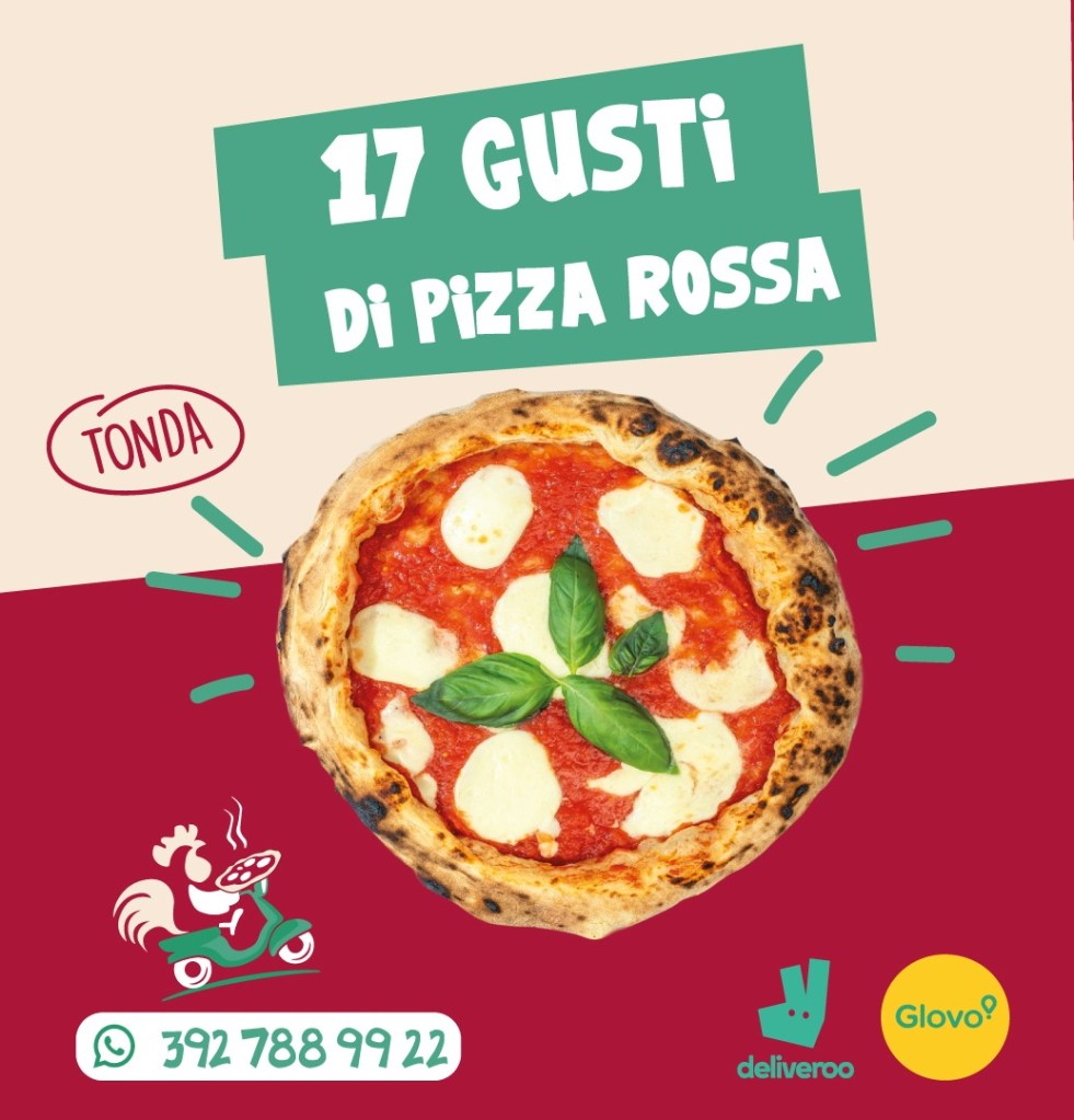 17 gusti di pizze rosse