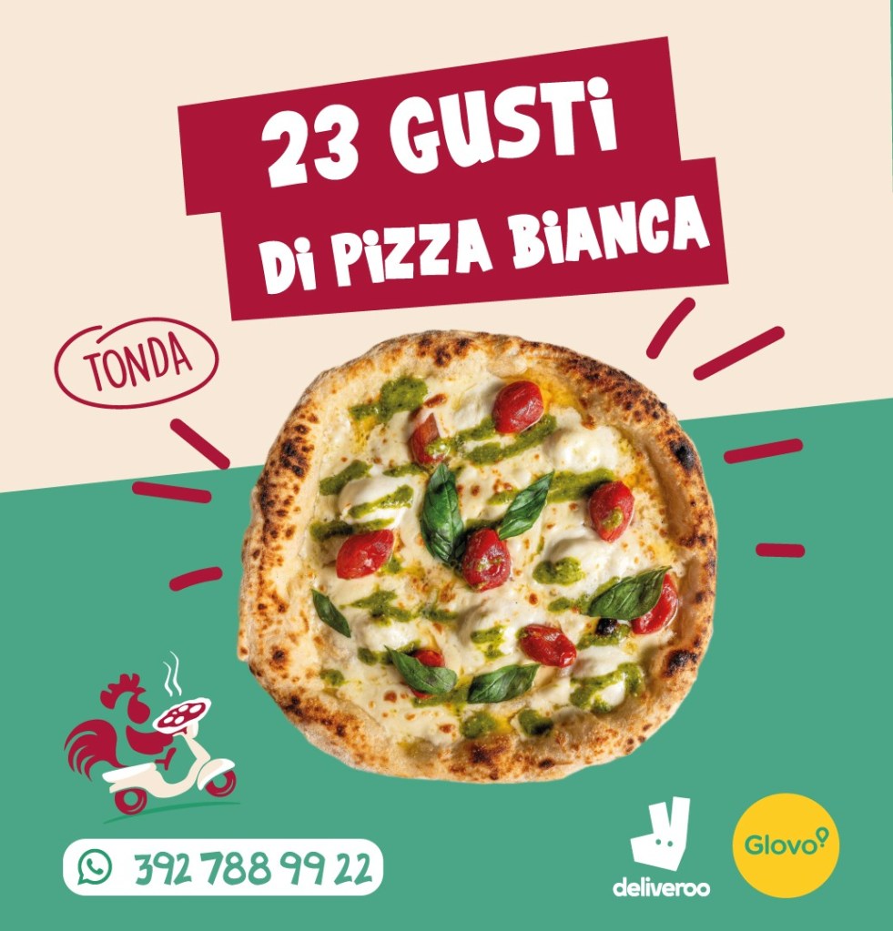 23 gusti di pizze bianche